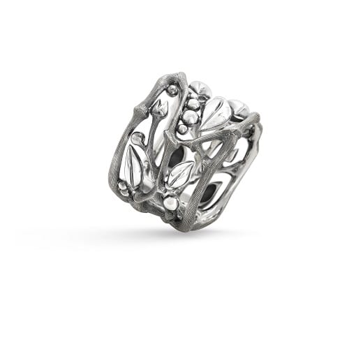Ole Lynggaard silver forest ring A3019-301