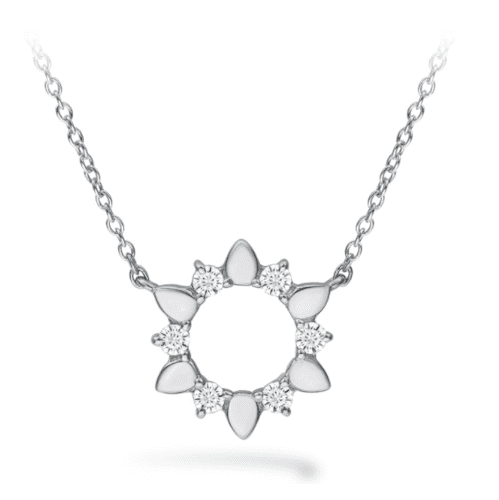 Aerial Eclipse - Mini - Diamond Necklace