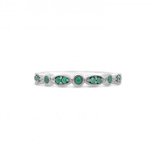 Celeste Moon Emerald Goddess Wedding Ring Melbourne