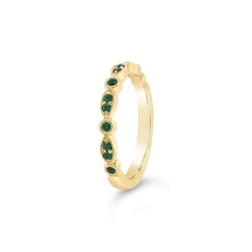 Celeste Sun Emerald Goddess Wedding Ring Trewarne Melbourne