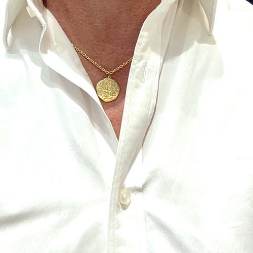 Male Gold Cross Pendant