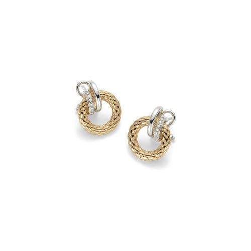 Fope Solo Yellow Gold Earrings Melbourne