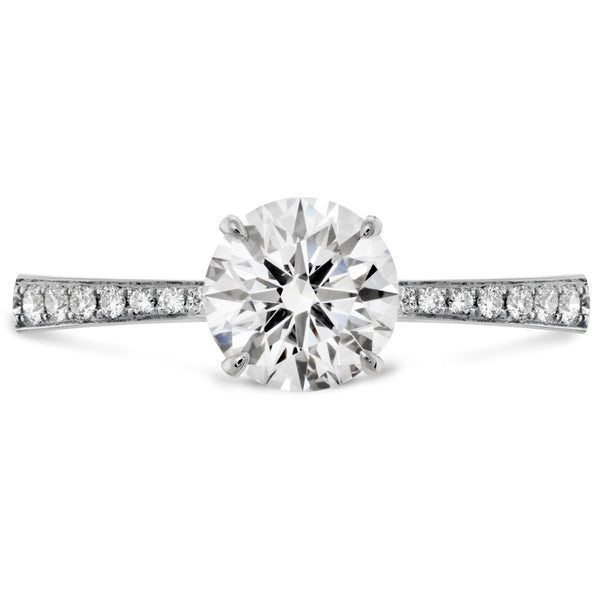Hearts on Fire Solitaire Engagement Ring