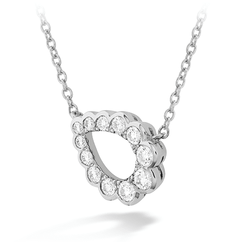Hearts On Fire Aerial Regal Scroll Teardrop Diamond Necklace Trewarne Jewellery Melbourne