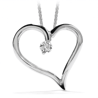 Hearts On Fire Amorous Heart Pendant Diamond Necklace was $1800 now $1080