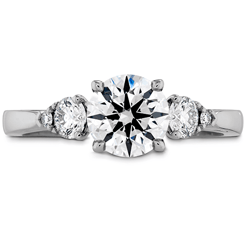 Hearts On Fire Signature Three Stone Engagement Ring Melbourne