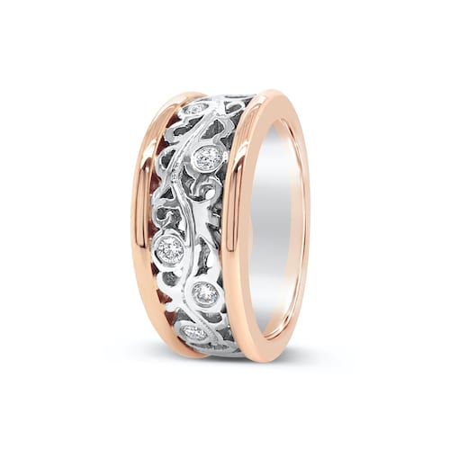 Latona Goddess - Filigree Diamond Dress Ring