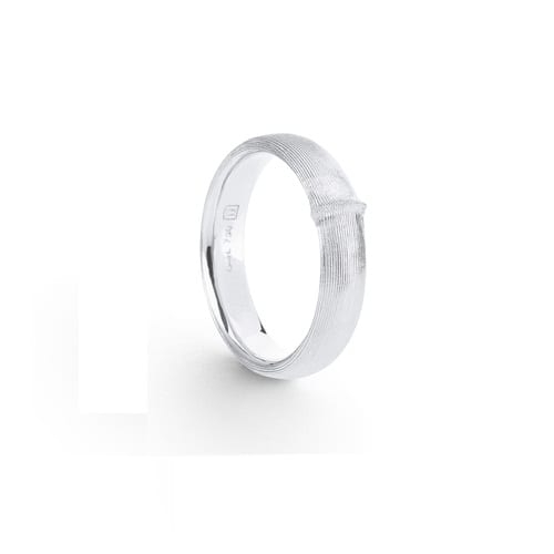 A2688-501 white gold Mens nature band Ole Lynggaard