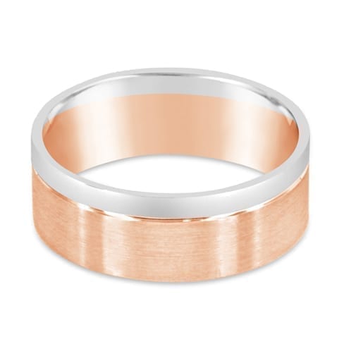 Neptune Two Tone Mens Wedding Ring Melbourne