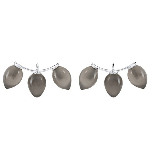 Ole Lynggaard Lotus Earring Drop 18K White Gold