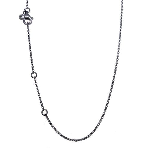 Ole Lynggaard Oxidized Silver Anchor Collier – Trewarne Fine Jewellery