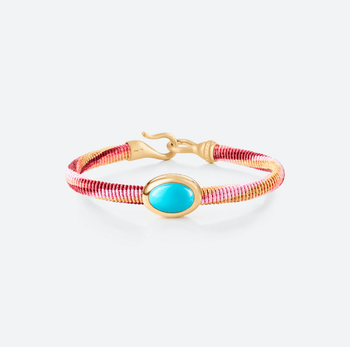 Life Bracelet with Turquoise 6mm Berry
