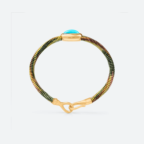 Life Bracelet with Turquoise 6mm Plum