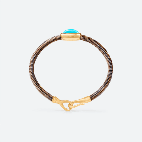 Life Bracelet with Turquoise 6mm Velvet