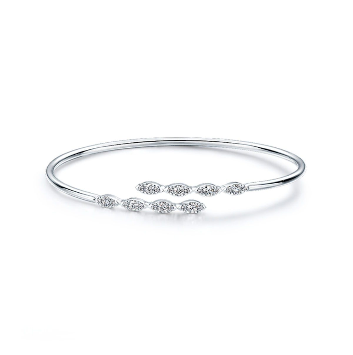 Hearts On Fire Aerial Marquise Flexi Bangle
