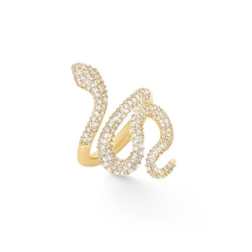 Ole Lynggaard pave Snakes Ring 