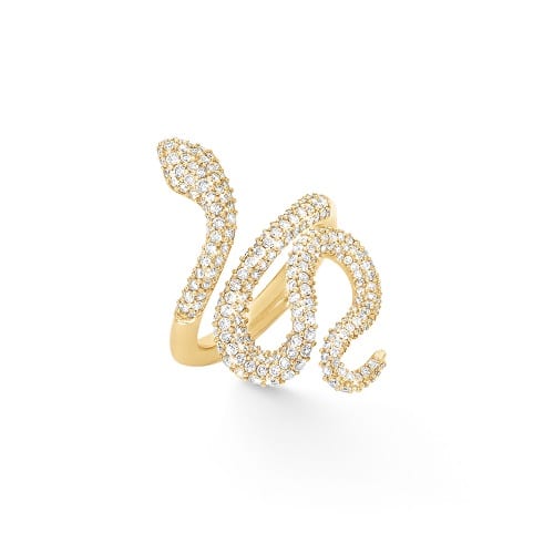 Ole Lynggaard pave Snakes Ring A2673-404