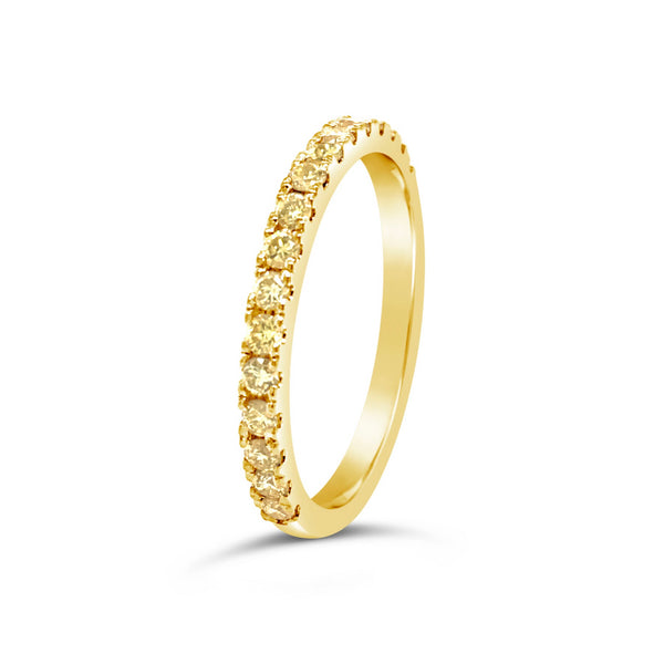 Artemis Yellow Diamond Band Ring