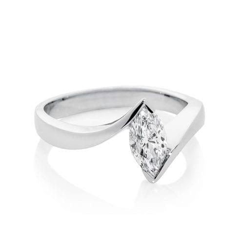 Vesta Goddess Diamond Ring