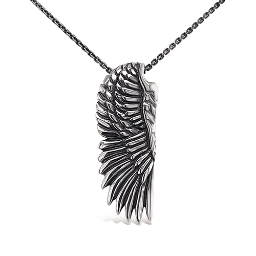 Spiritman Eagle Wing Pendant Silver Trewarne Fine Jewellery